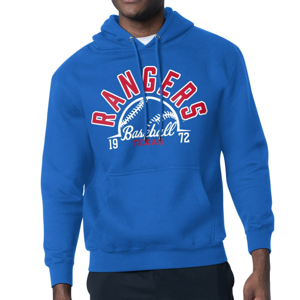 Texas Rangers Starter Half Ball Team Graphic Pullover Hoodie - MLB Hoodies