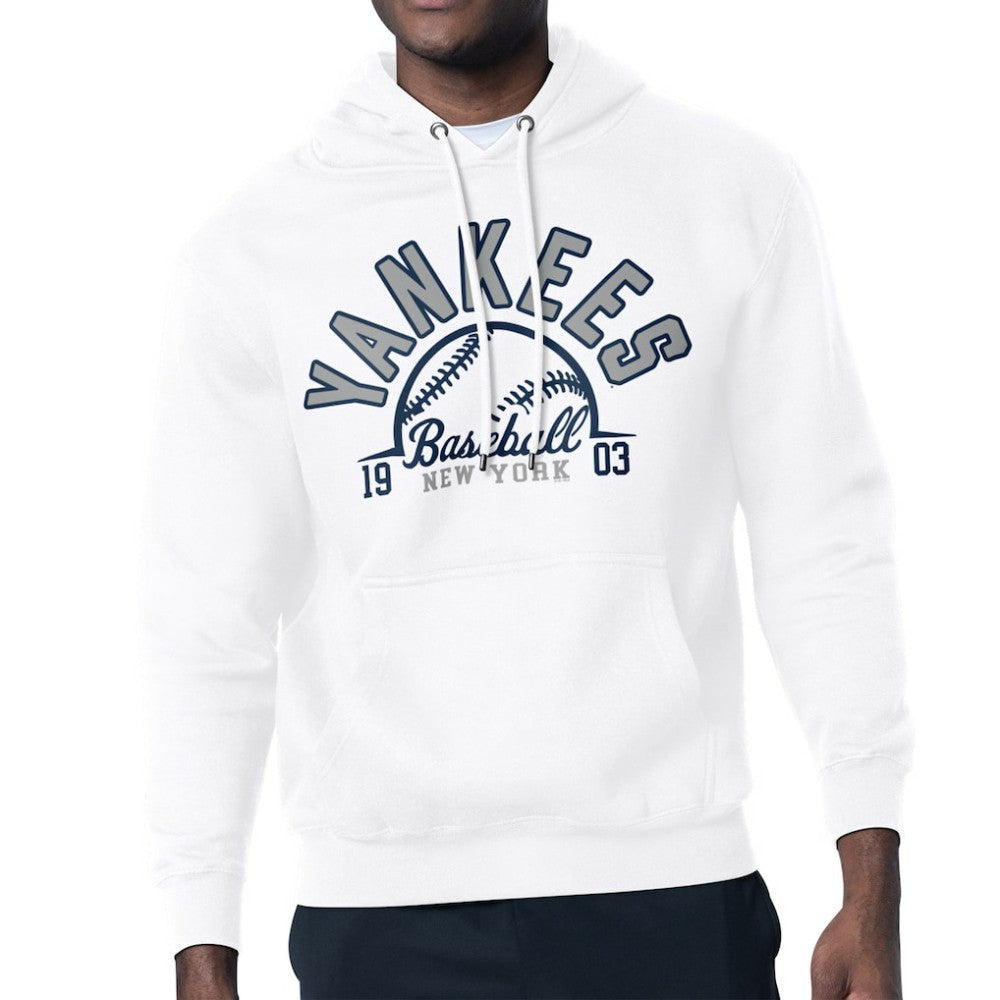 New York Yankees Starter Half Ball Team Graphic Pullover Hoodie - MLB Hoodies