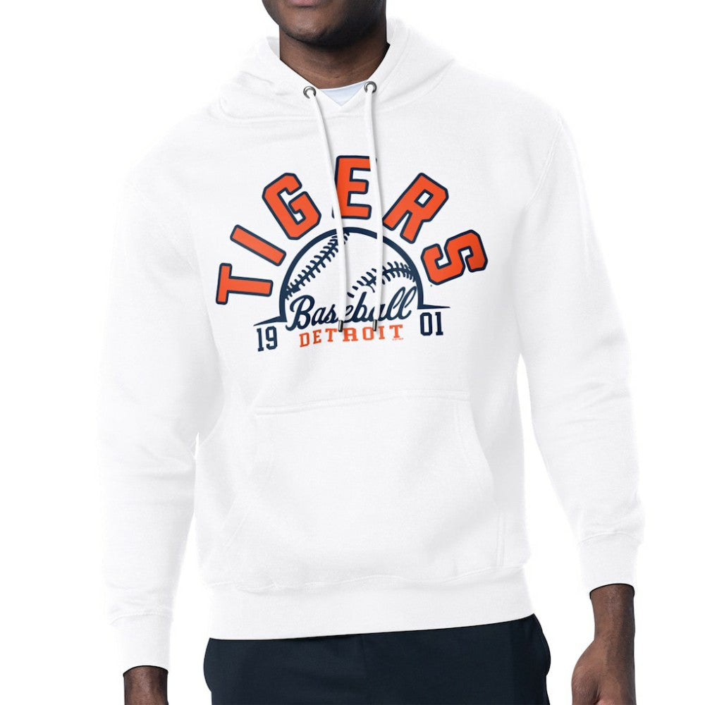 Detroit Tigers Starter Half Ball Team Graphic Pullover Hoodie - MLB Hoodies