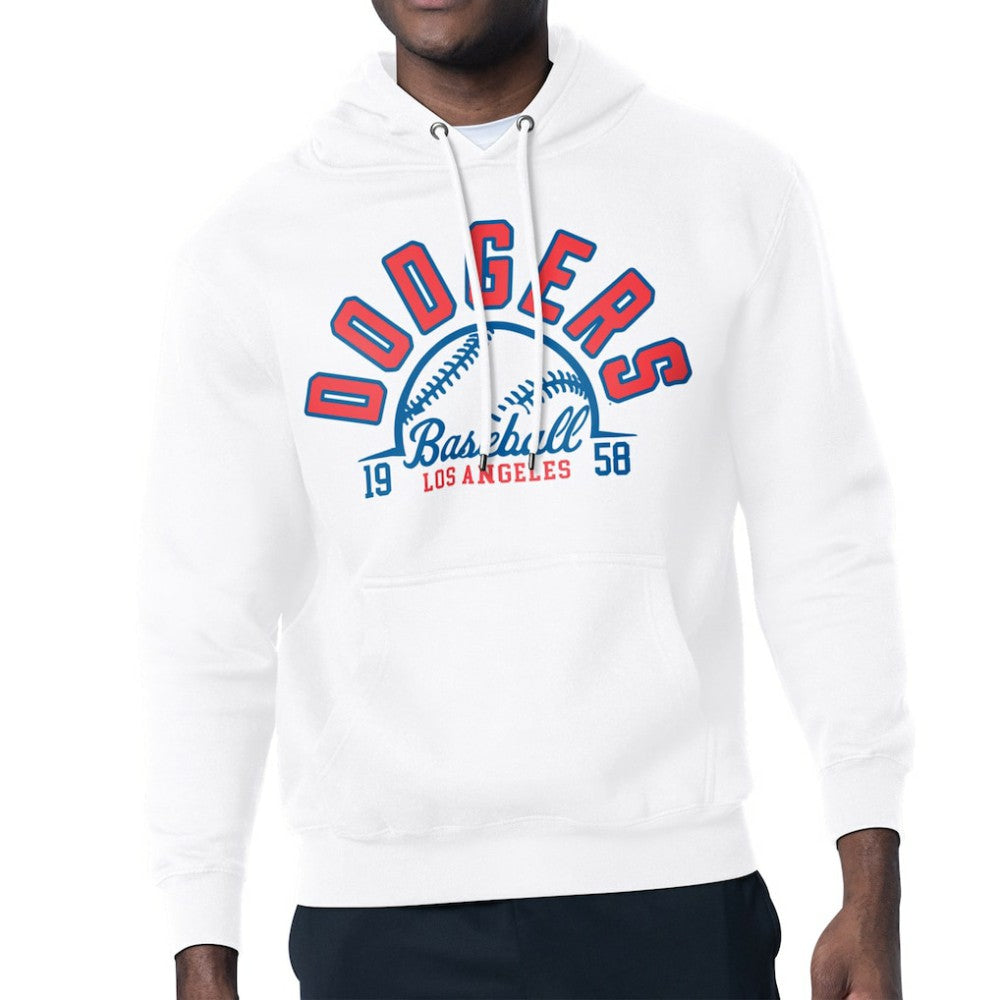 Los Angeles Dodgers Starter Half Ball Team Graphic Pullover Hoodie - MLB Hoodies