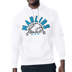 Miami Marlins Starter Half Ball Team Graphic Pullover Hoodie - MLB Hoodies