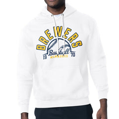 Milwaukee Brewers Starter Half Ball Team Graphic Pullover Hoodie - MLB Hoodies