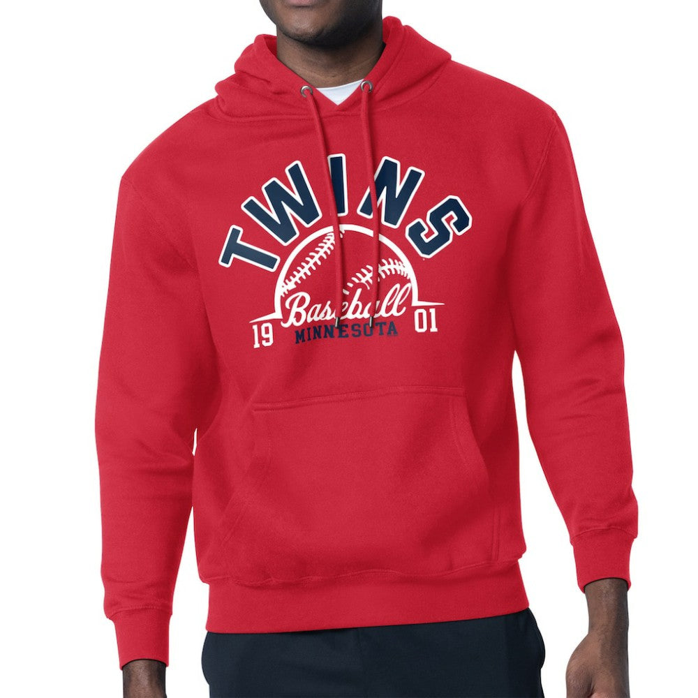 Minnesota Twins Starter Half Ball Team Graphic Pullover Hoodie - MLB Hoodies