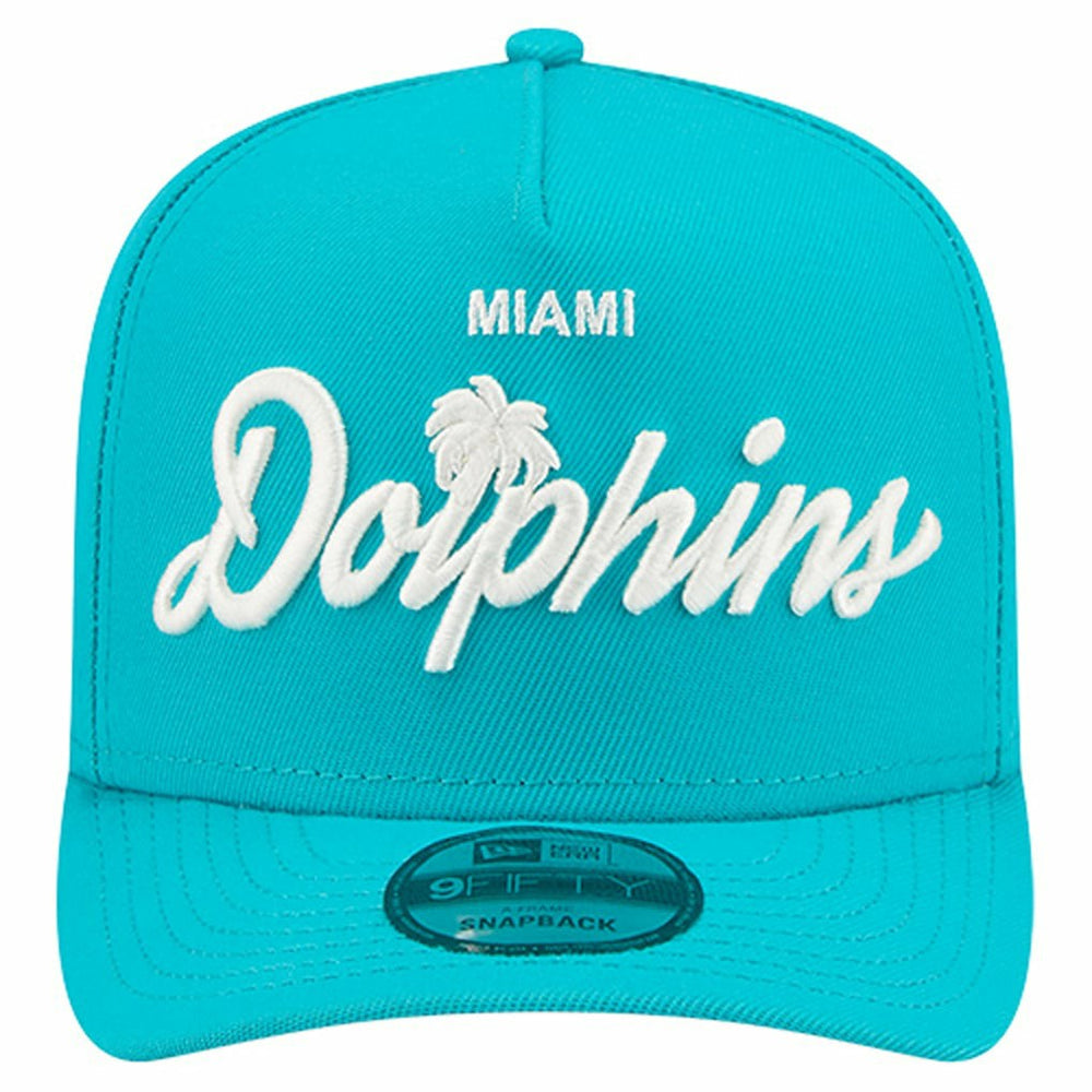 Miami Dolphins Local Play A-Frame 9FIFTY Snapback Hat | NFL New