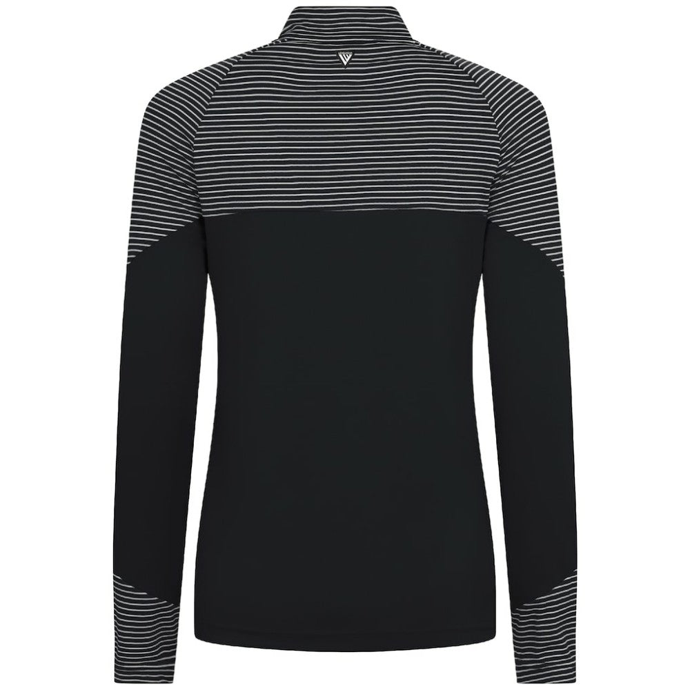 San Francisco Giants Levelwear Women's Classic Stripes Insignia 2.0 Raglan Quarter-Zip Top - MLB Tops