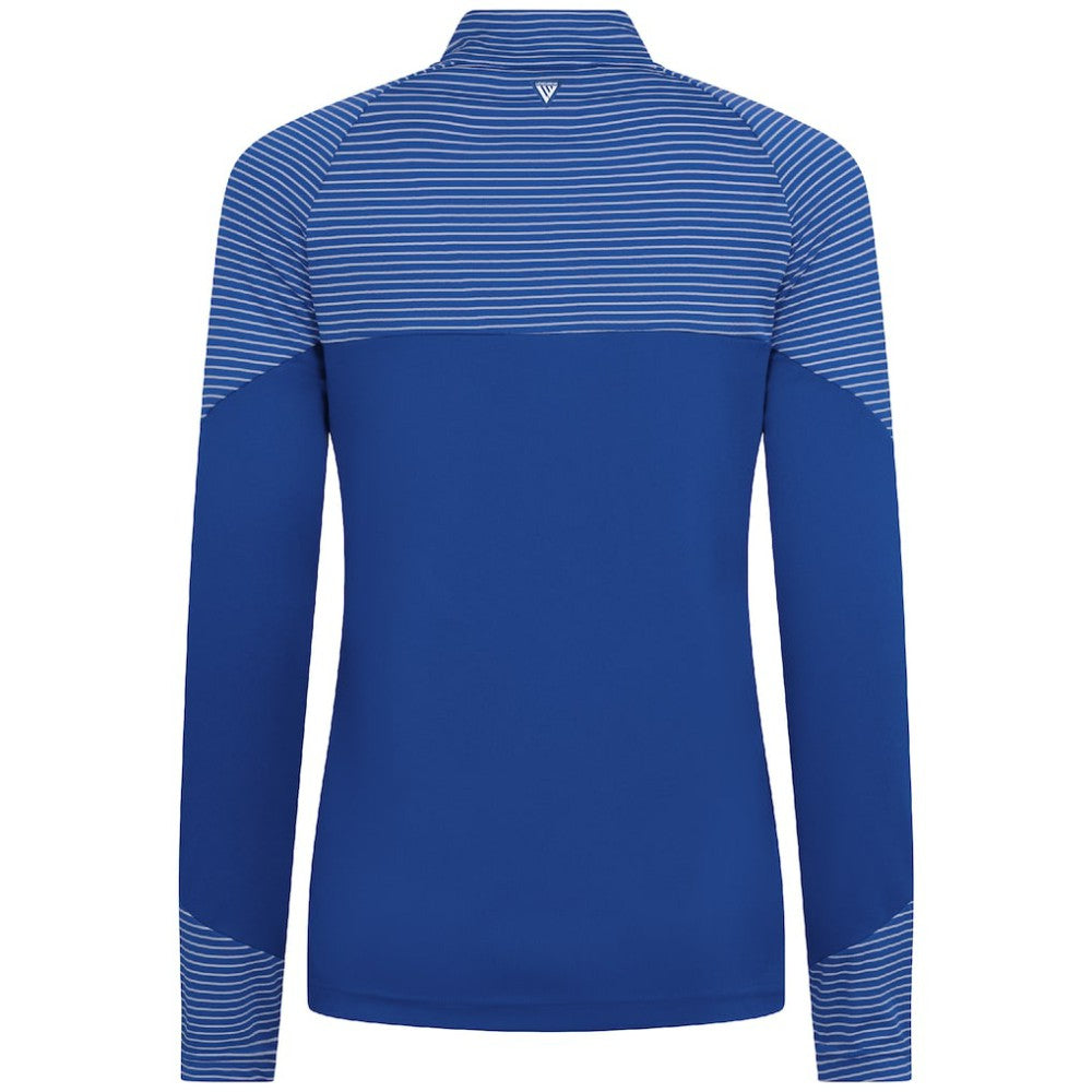 Texas Rangers Levelwear Women's Classic Stripes Insignia 2.0 Raglan Quarter-Zip Top - MLB Tops