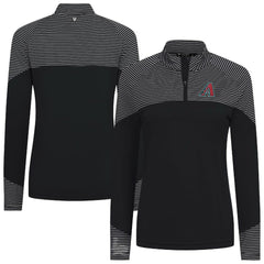 Arizona Diamondbacks Levelwear Women's Classic Stripes Insignia 2.0 Raglan Quarter-Zip Top - MLB Tops
