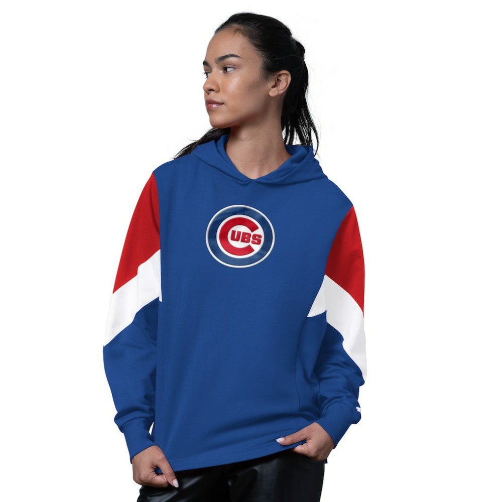 Chicago Cubs Starter Women's Scrimmage Pullover Hoodie - MLB Hoodies
