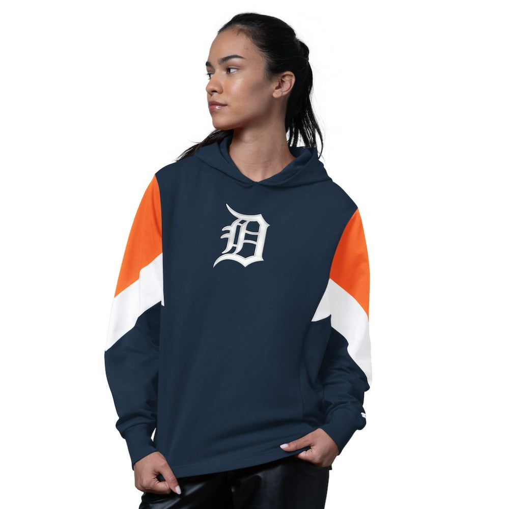 Detroit Tigers Starter Women's Scrimmage Pullover Hoodie - MLB Hoodies