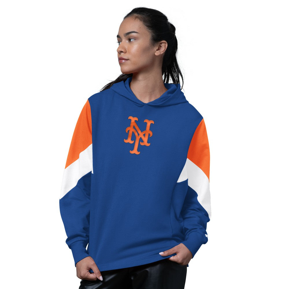 New York Mets Starter Women's Scrimmage Pullover Hoodie - MLB Hoodies