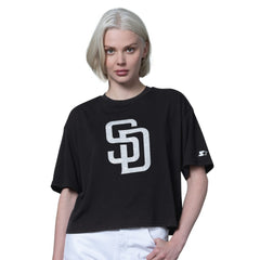 San Diego Padres Starter Women's Holy Grail Boxy Cropped T-Shirt - MLB T-shirts