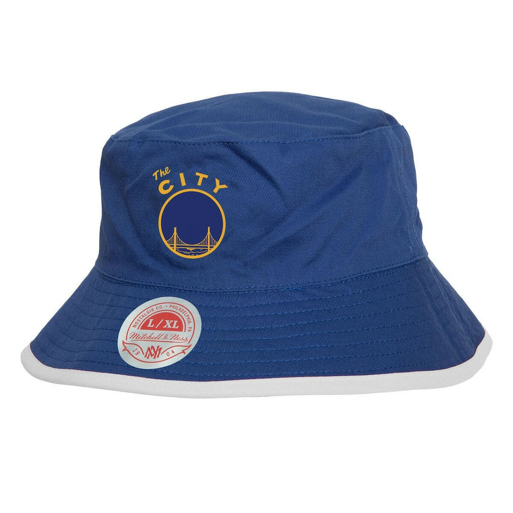Black/Blue Golden State Warriors Flip It Reversible Bucket Hat sale | NBA
