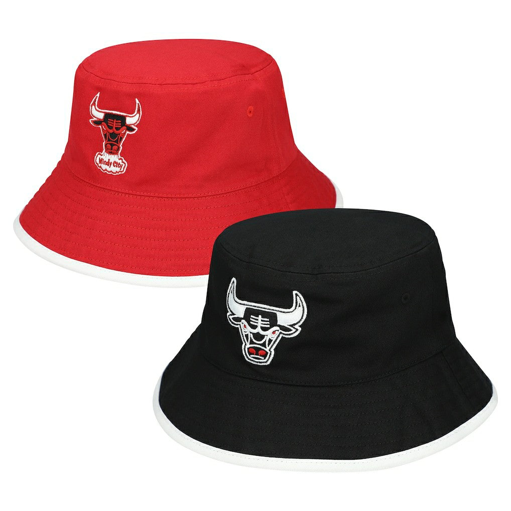 Black/Red Chicago Bulls Flip It Reversible Bucket Hat | NBA