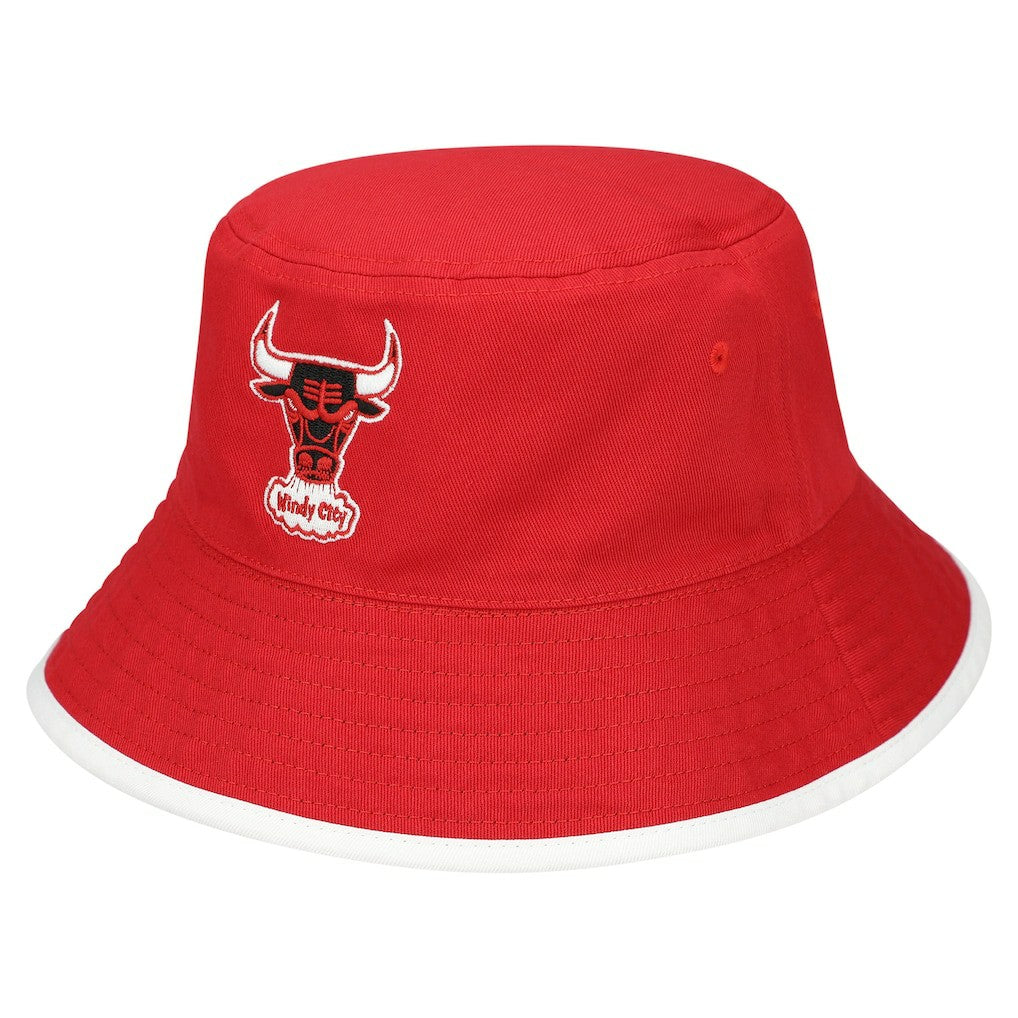 Black/Red Chicago Bulls Flip It Reversible Bucket Hat | NBA