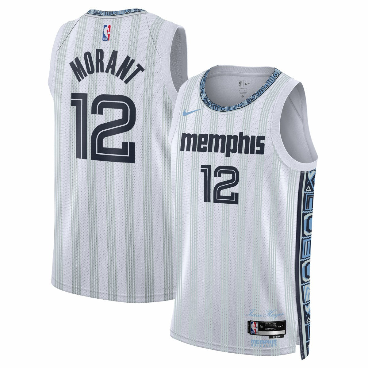 White Ja Morant Memphis Grizzlies Unisex 2025/26 Swingman Jersey | NBA