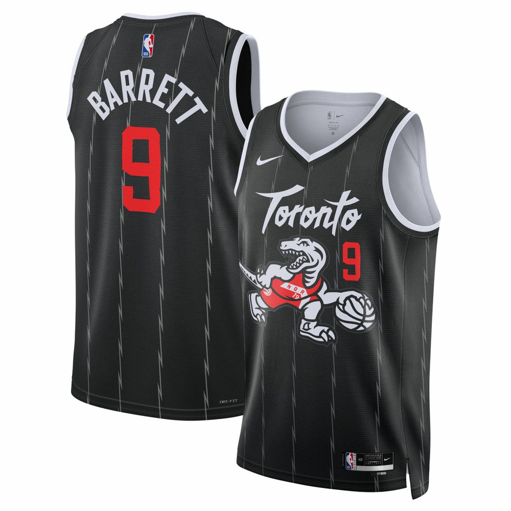 Black RJ Barrett Toronto Raptors Unisex 2025/26 Swingman Jersey | NBA