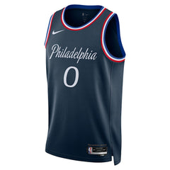 Navy Tyrese Maxey Philadelphia 76ers Unisex 2025/26 Swingman Jersey | NBA