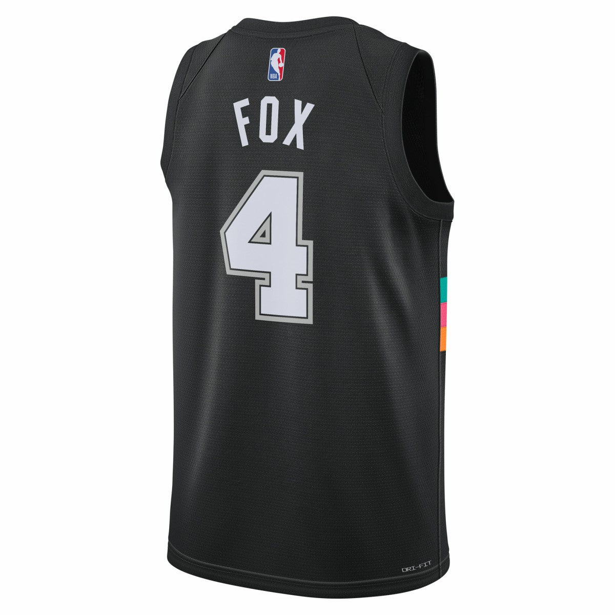 Black De'Aaron Fox San Antonio Spurs Unisex 2025/26 Swingman Jersey | NBA