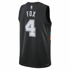 Black De'Aaron Fox San Antonio Spurs Unisex 2025/26 Swingman Jersey | NBA
