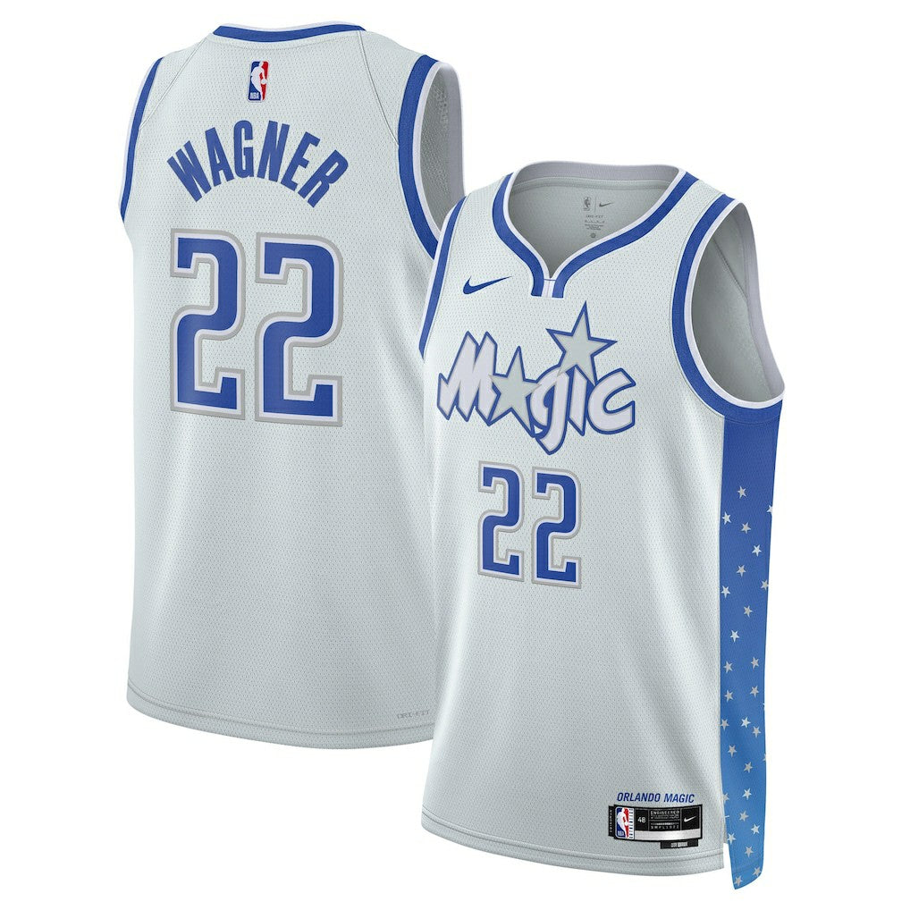 Silver Franz Wagner Orlando Magic Unisex 2025/26 Swingman Jersey | NBA