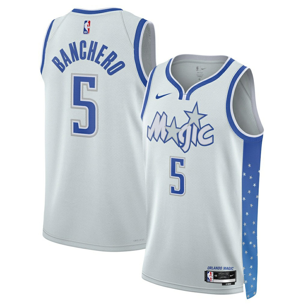 Silver Paolo Banchero Orlando Magic Unisex 2025/26 Swingman Jersey | NBA