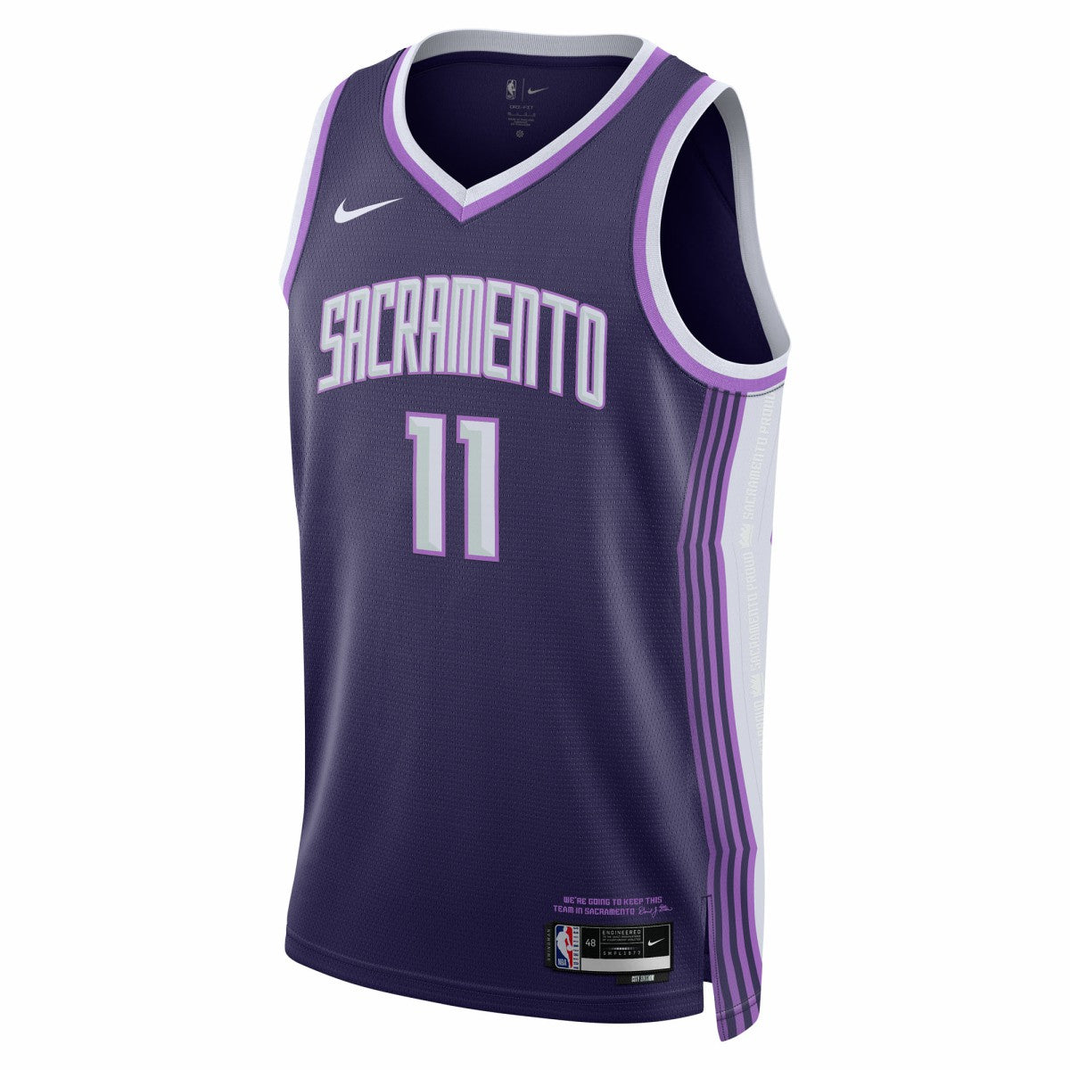 Purple Domantas Sabonis Sacramento Kings Unisex 2025/26 Swingman Jersey | NBA