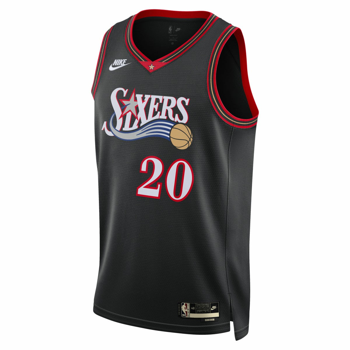 Black Jared McCain Philadelphia 76ers Unisex Swingman Jersey | NBA