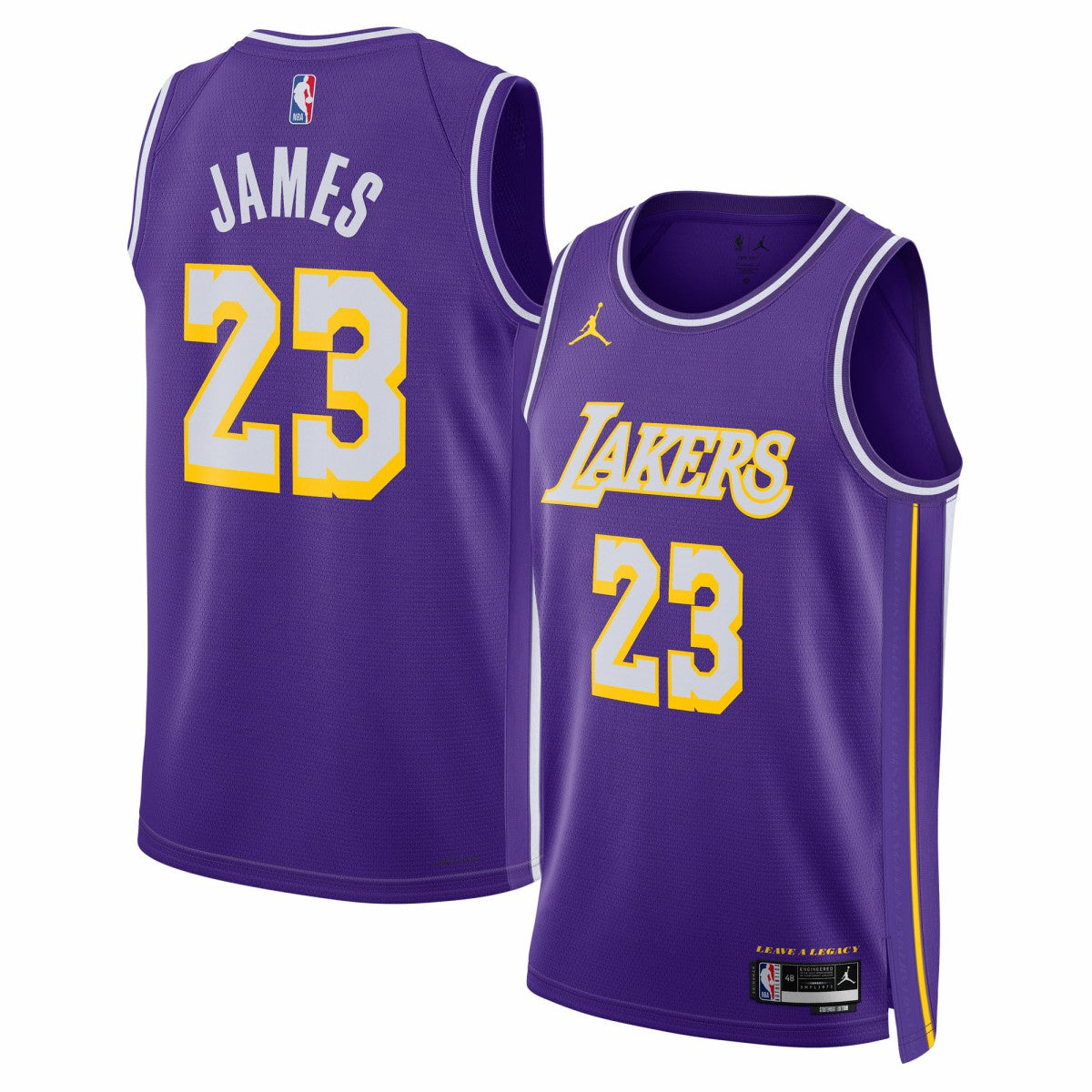 Purple LeBron James Los Angeles Lakers Jordan Brand Unisex Swingman Jersey | NBA