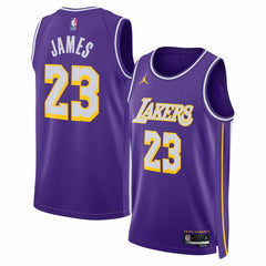 Purple LeBron James Los Angeles Lakers Jordan Brand Unisex Swingman Jersey | NBA