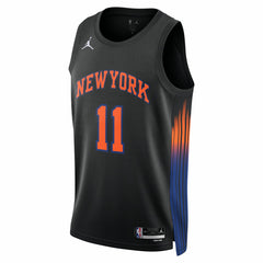 Black Jalen Brunson New York Knicks Jordan Brand Unisex Swingman Jersey | NBA