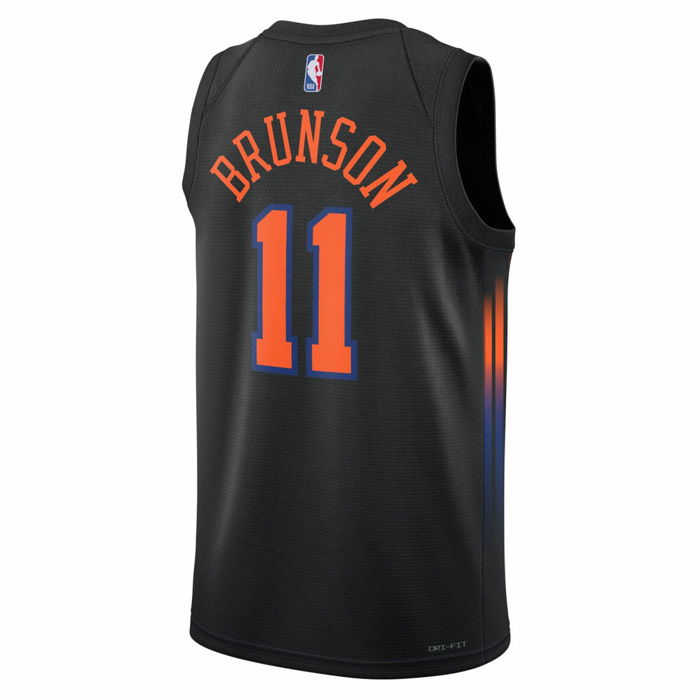 Black Jalen Brunson New York Knicks Jordan Brand Unisex Swingman Jersey | NBA