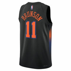 Black Jalen Brunson New York Knicks Jordan Brand Unisex Swingman Jersey | NBA