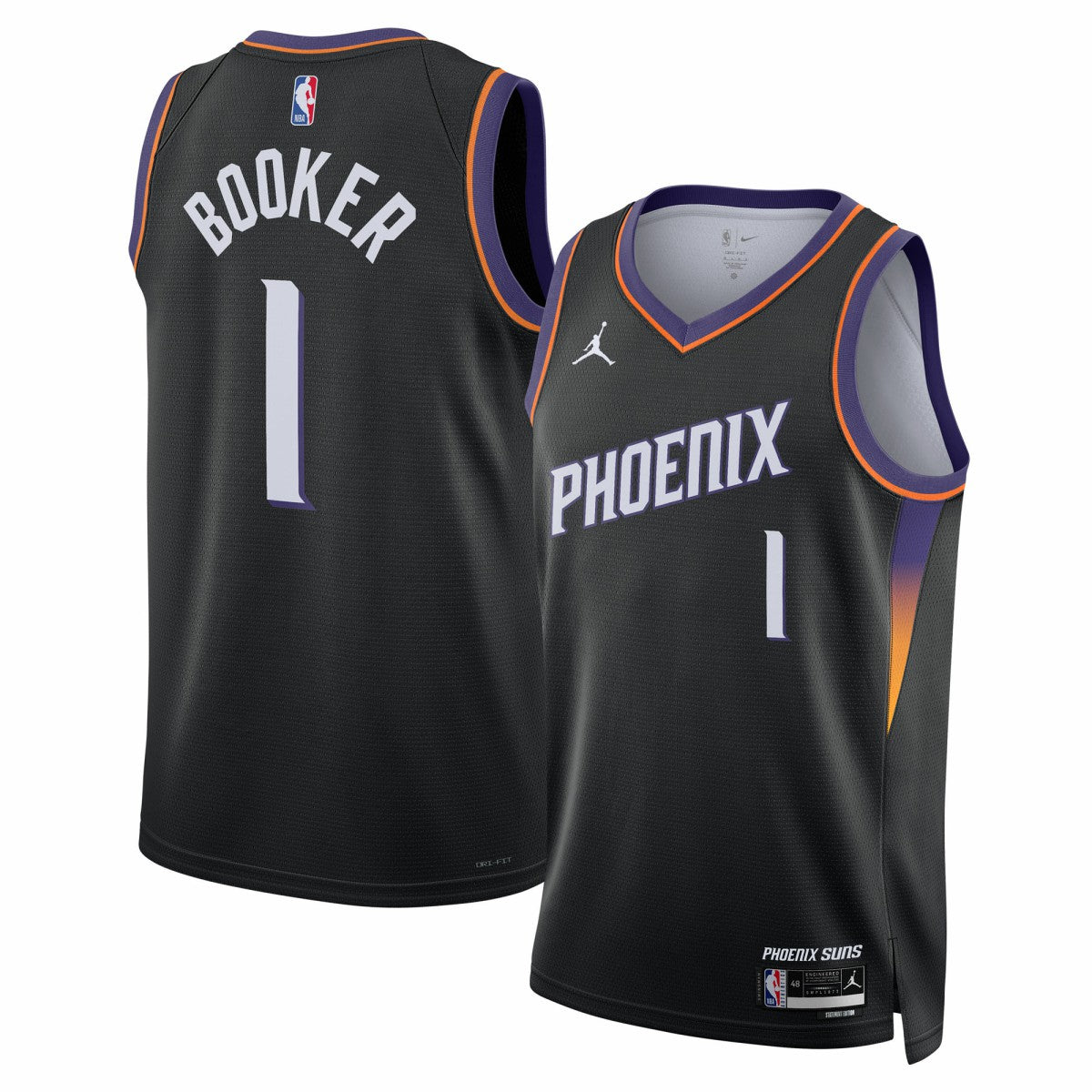 Black Devin Booker Phoenix Suns Jordan Brand Unisex Swingman Jersey | NBA