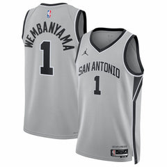 Silver Victor Wembanyama San Antonio Spurs Jordan Brand Unisex Swingman Jersey | NBA