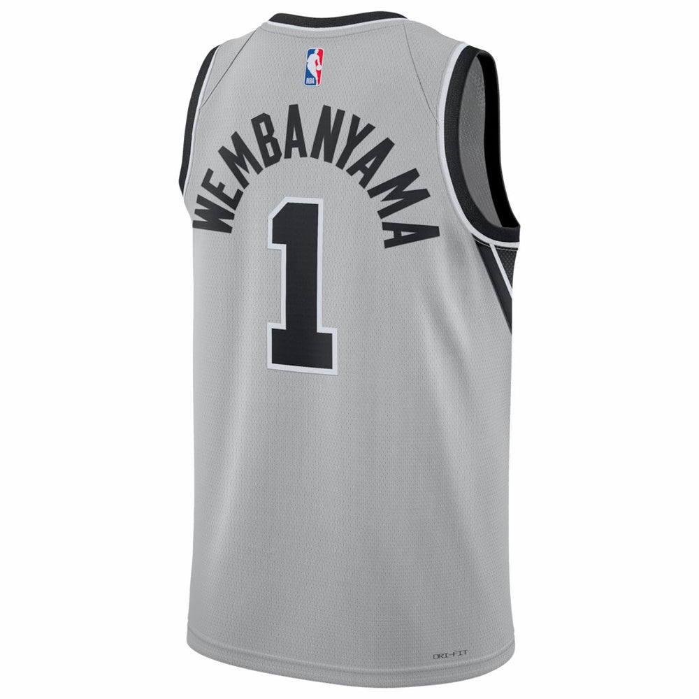 Silver Victor Wembanyama San Antonio Spurs Jordan Brand Unisex Swingman Jersey | NBA