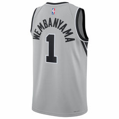Silver Victor Wembanyama San Antonio Spurs Jordan Brand Unisex Swingman Jersey | NBA