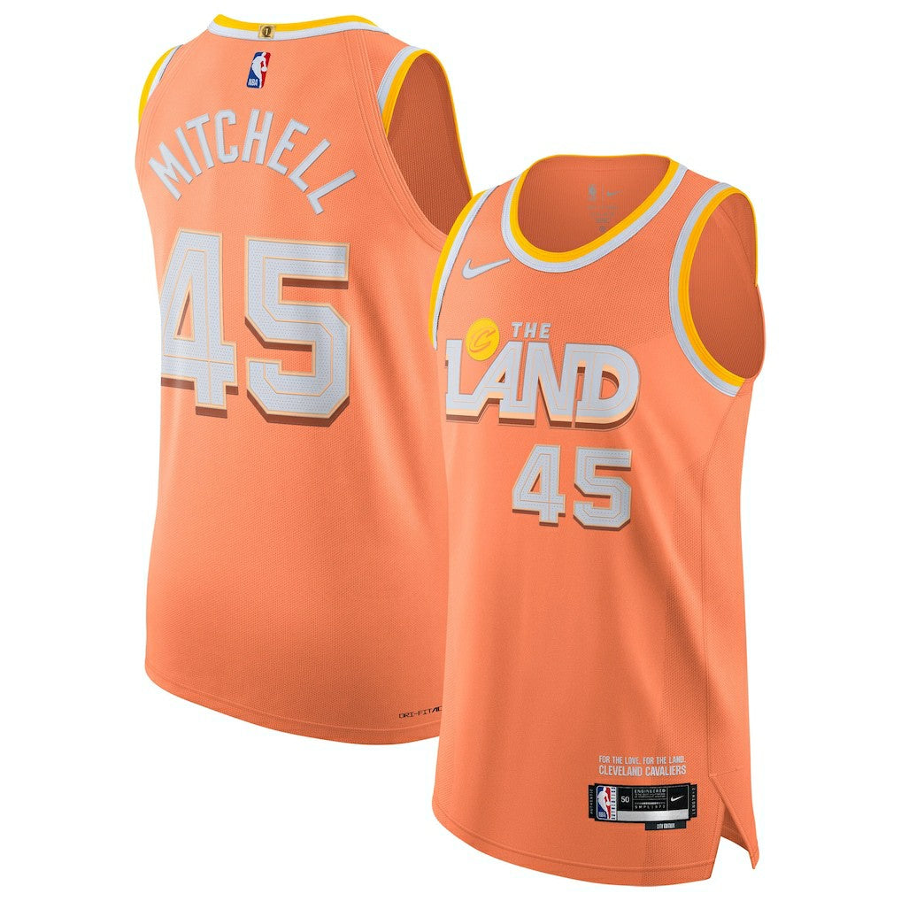 Orange Donovan Mitchell Cleveland Cavaliers Unisex 2025/26 Authentic Jersey sale | NBA