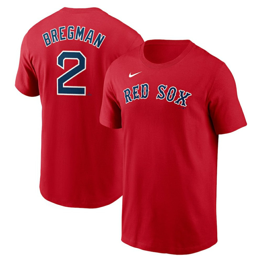 Alex Bregman Boston Red Sox Nike Fuse Name & Number T-Shirt - MLB T-shirts