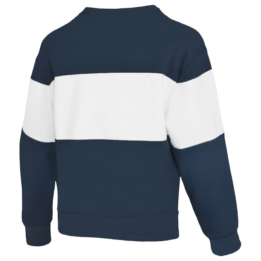 Dallas Cowboys Lauren James Women's Bling Colorblock Terry Sweatshirt | NFL US