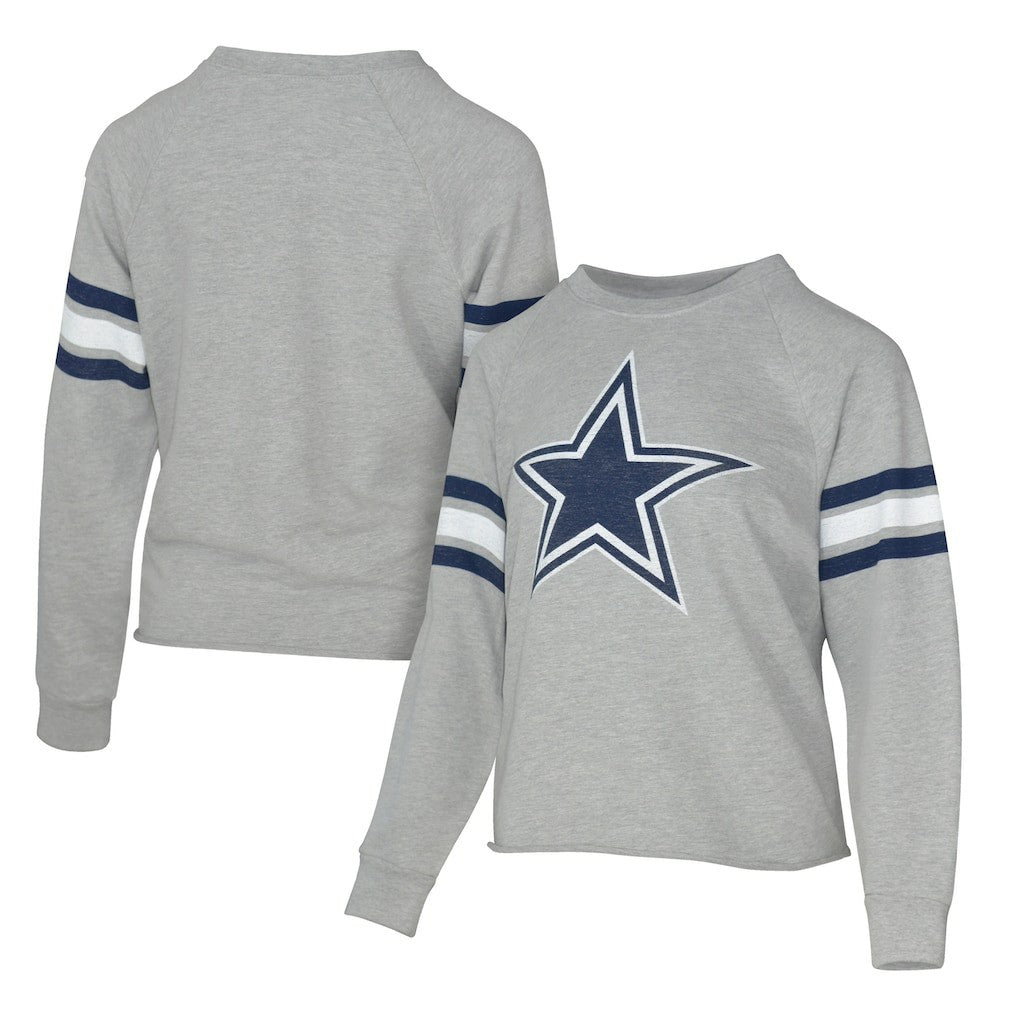Dallas Cowboys Lauren James Women's Raglan Terry Sweatshirt | NFL New