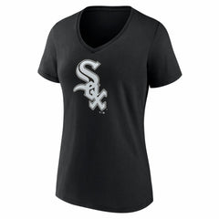 Chicago White Sox Women's Logo V-Neck T-Shirt - MLB T-shirts