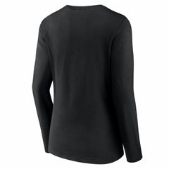 Miami Marlins Women's Logo Long Sleeve V-Neck T-Shirt - MLB T-shirts