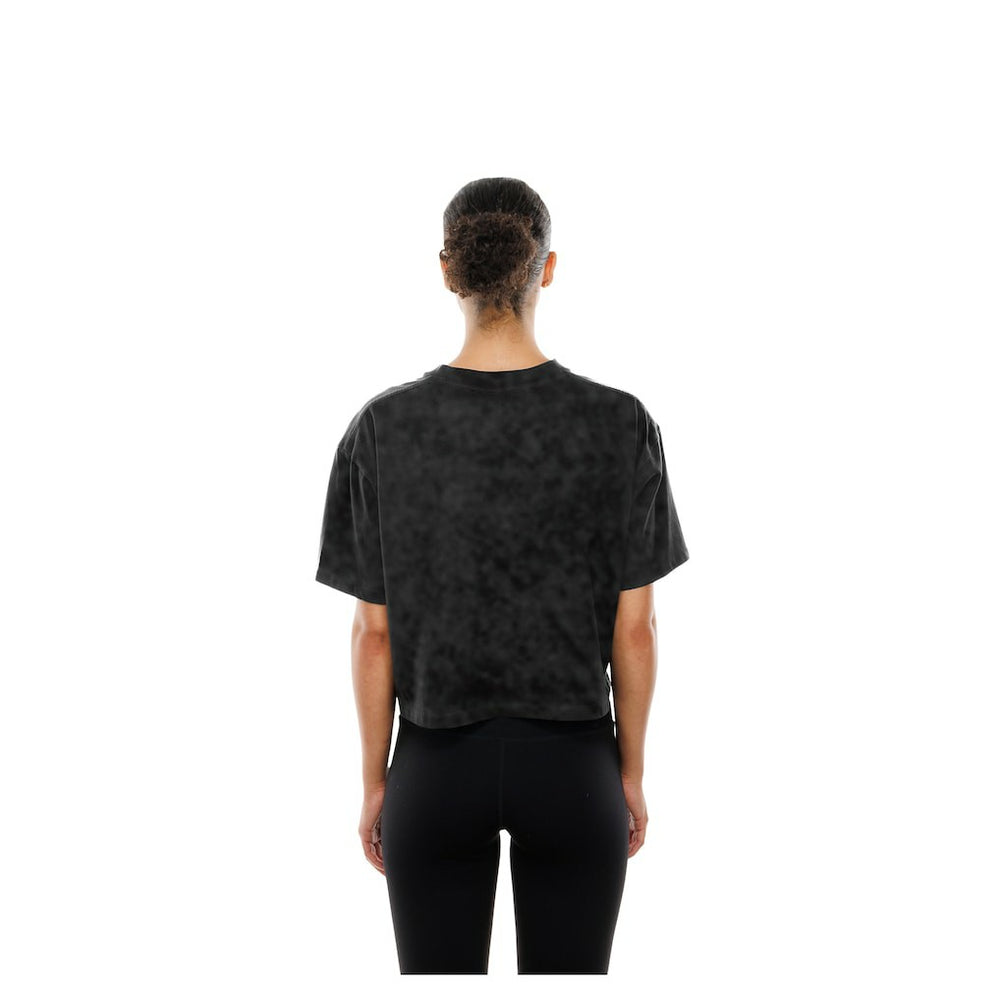 Dallas Cowboys Women's Boxy Cropped Sport Night Mineral Wash T-Shirt | NFL Near me