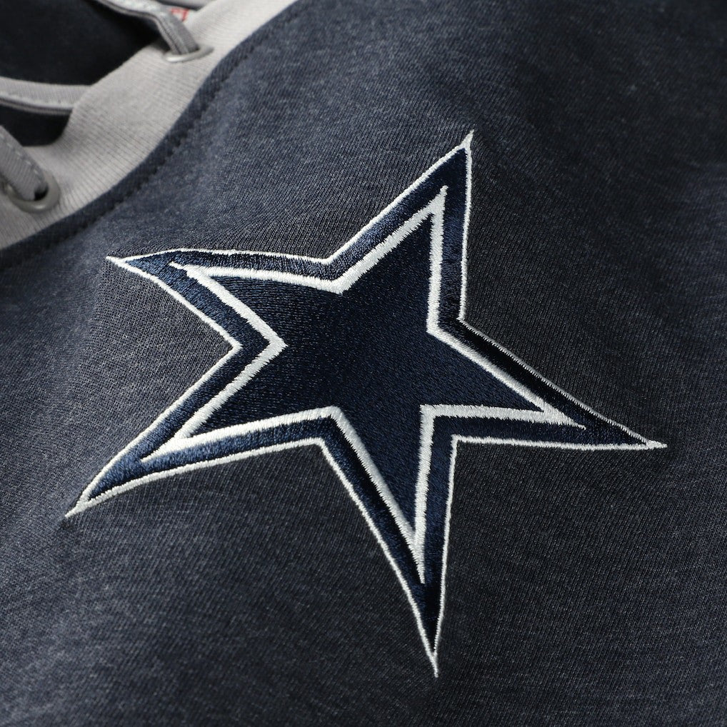 Dallas Cowboys Women's Plus Size Throwback Lace-Up Long Sleeve T-Shirt | NFL On sale