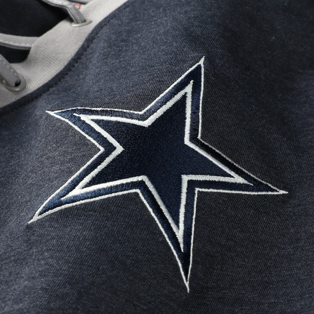 Dallas Cowboys Women's Plus Size Throwback Lace-Up Long Sleeve T-Shirt | NFL On sale