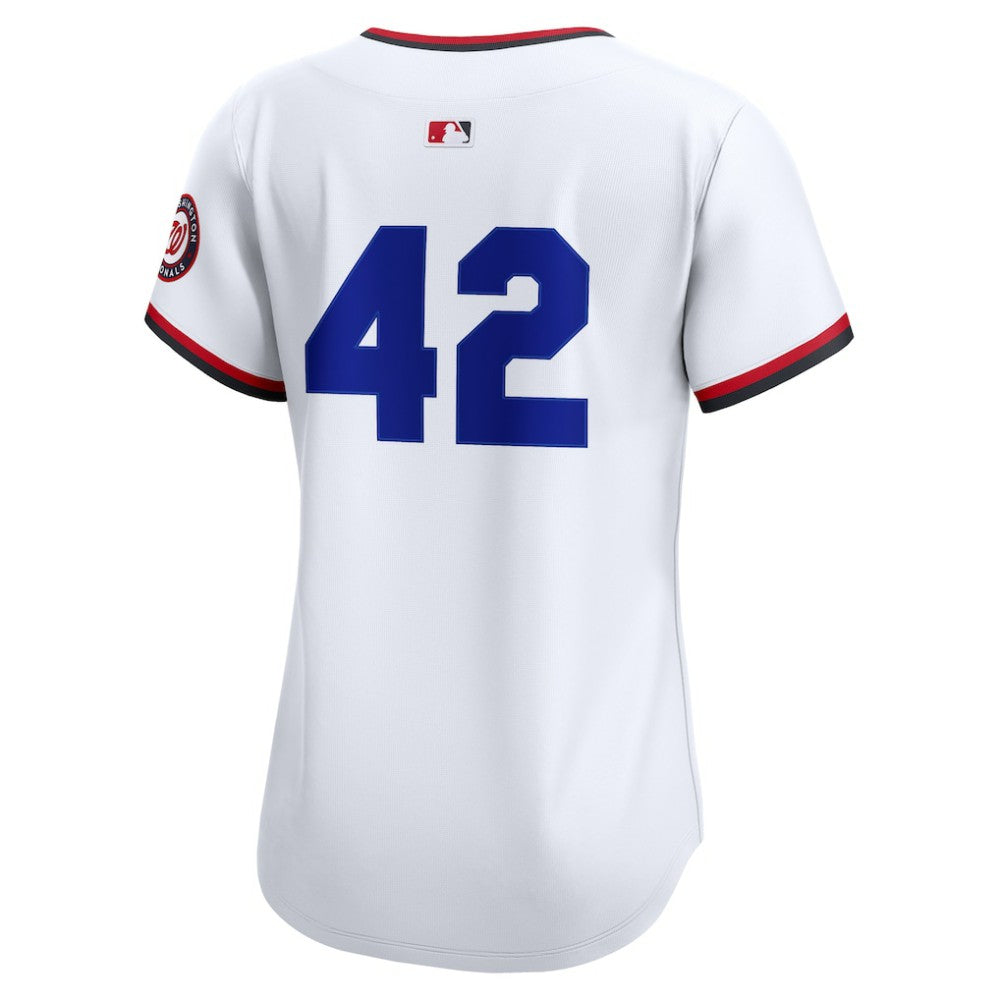 Washington Nationals Nike Home 2025 Jackie Robinson Day Limited Jersey – White - MLB Jerseys