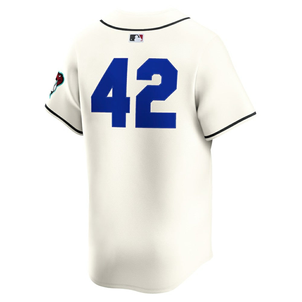 Arizona Diamondbacks Nike Home 2025 Jackie Robinson Day Limited Jersey – Cream - MLB Jerseys