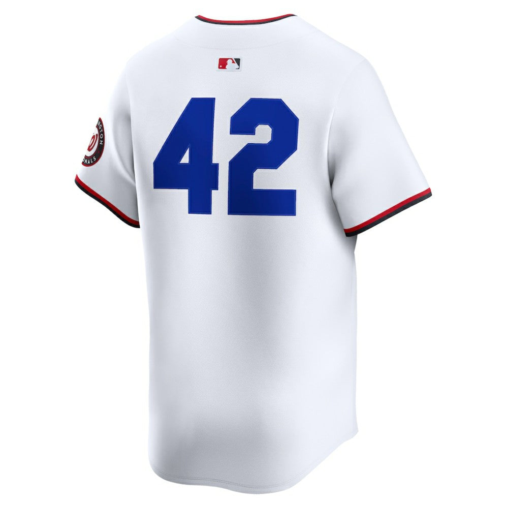 Washington Nationals Nike Home 2025 Jackie Robinson Day Limited Jersey – White - MLB Jerseys