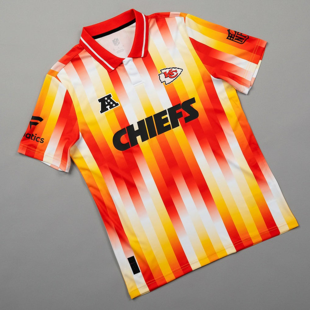 Kansas City Chiefs NFL Football x Football Collared Fan Top | NFL Online