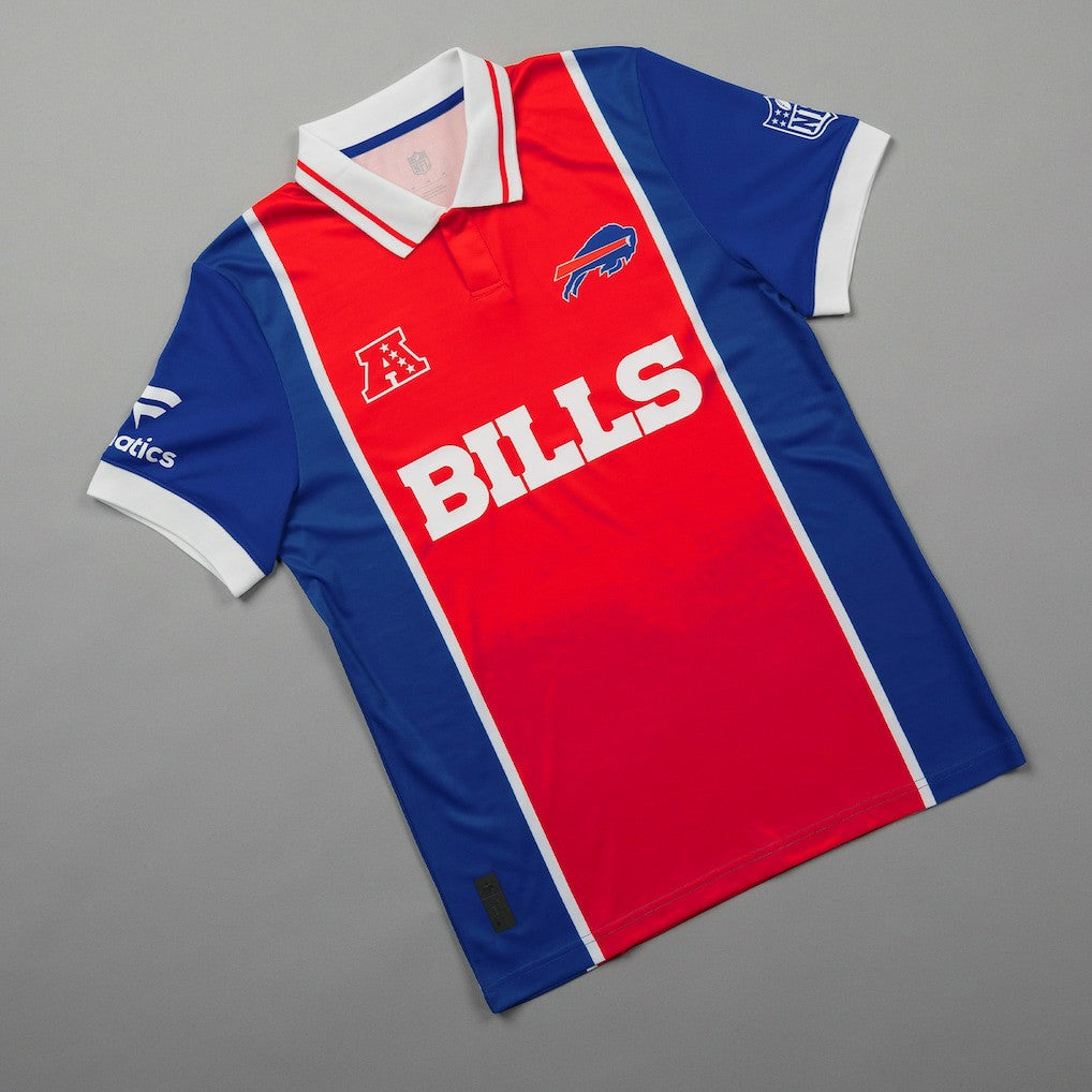 Buffalo Bills NFL Football x Football Collared Fan Top | NFL Online